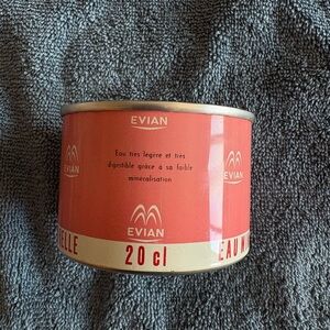 Rare Vintage EVIAN Source Cachat Military Survival Kit Water TIN 1960s Unopened